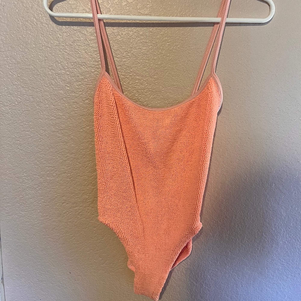 Hunza G Pamela One Piece in Peach